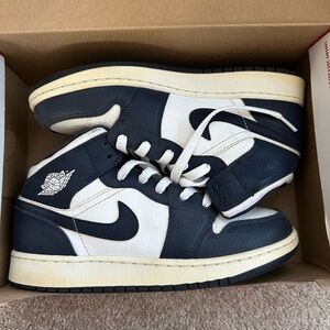 Nike Black and White High-Top Sneakers